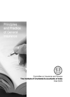 Principles And Practice Of General Insurance – ICAI Book Download PDF