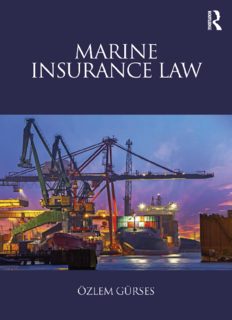 Marine Insurance Law Book Download PDF